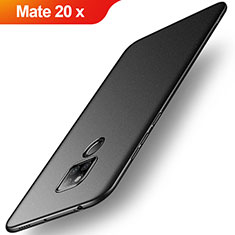 Funda Dura Plastico Rigida Carcasa Fino Arenisca para Huawei Mate 20 X 5G Negro