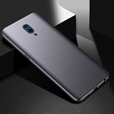 Funda Dura Plastico Rigida Carcasa Fino Arenisca para Oppo Reno Gris