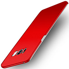 Funda Dura Plastico Rigida Carcasa Fino Arenisca para Samsung Galaxy S8 Rojo