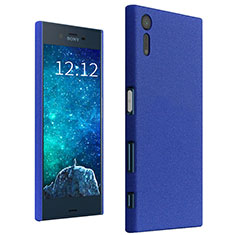 Funda Dura Plastico Rigida Carcasa Fino Arenisca para Sony Xperia XZs Azul