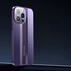 Funda Dura Plastico Rigida Carcasa Mate AT2 para Apple iPhone 14 Pro Morado