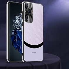 Funda Dura Plastico Rigida Carcasa Mate AT3 para Huawei P60 Pro Morado