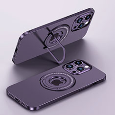 Funda Dura Plastico Rigida Carcasa Mate con Mag-Safe Magnetic JB1 para Apple iPhone 14 Pro Morado