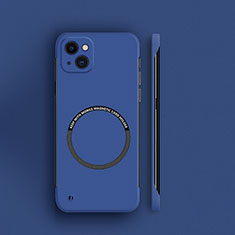 Funda Dura Plastico Rigida Carcasa Mate con Mag-Safe Magnetic para Apple iPhone 14 Plus Azul