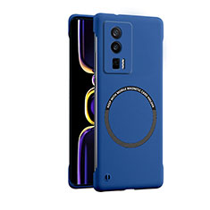 Funda Dura Plastico Rigida Carcasa Mate con Mag-Safe Magnetic para Xiaomi Redmi K60 5G Azul