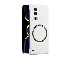 Funda Dura Plastico Rigida Carcasa Mate con Mag-Safe Magnetic para Xiaomi Redmi K60 5G Blanco