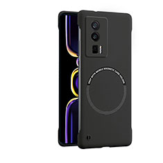 Funda Dura Plastico Rigida Carcasa Mate con Mag-Safe Magnetic para Xiaomi Redmi K60 5G Negro