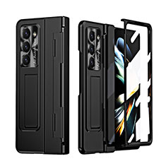 Funda Dura Plastico Rigida Carcasa Mate con Soporte ZL3 para Samsung Galaxy Z Fold5 5G Negro