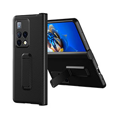 Funda Dura Plastico Rigida Carcasa Mate con Soporte ZL6 para Huawei Mate X2 Negro