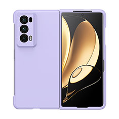 Funda Dura Plastico Rigida Carcasa Mate Frontal y Trasera 360 Grados BH1 para Huawei Honor Magic V2 5G Morado