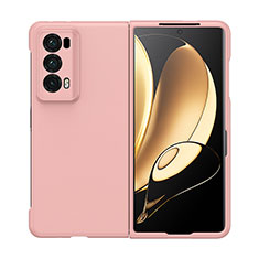 Funda Dura Plastico Rigida Carcasa Mate Frontal y Trasera 360 Grados BH1 para Huawei Honor Magic V2 5G Oro Rosa