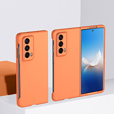 Funda Dura Plastico Rigida Carcasa Mate Frontal y Trasera 360 Grados BH1 para Huawei Honor Magic Vs2 5G Naranja