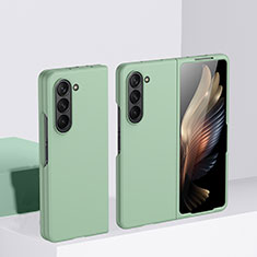 Funda Dura Plastico Rigida Carcasa Mate Frontal y Trasera 360 Grados BH1 para Samsung Galaxy Z Fold5 5G Menta Verde