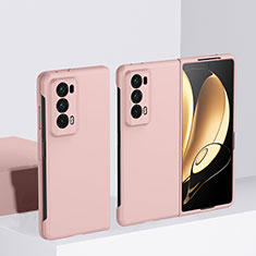 Funda Dura Plastico Rigida Carcasa Mate Frontal y Trasera 360 Grados BH2 para Huawei Honor Magic V2 5G Oro Rosa