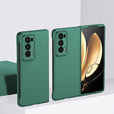 Funda Dura Plastico Rigida Carcasa Mate Frontal y Trasera 360 Grados BH2 para Huawei Honor Magic V2 5G Verde