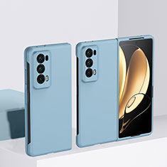 Funda Dura Plastico Rigida Carcasa Mate Frontal y Trasera 360 Grados BH2 para Huawei Honor Magic V2 Ultimate 5G Azul Claro