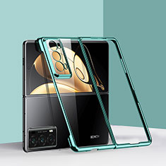 Funda Dura Plastico Rigida Carcasa Mate Frontal y Trasera 360 Grados GK6 para Huawei Honor Magic V2 5G Verde