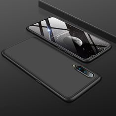 Funda Dura Plastico Rigida Carcasa Mate Frontal y Trasera 360 Grados M01 para Xiaomi Mi 9 Lite Negro