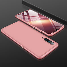 Funda Dura Plastico Rigida Carcasa Mate Frontal y Trasera 360 Grados M01 para Xiaomi Mi A3 Lite Oro Rosa