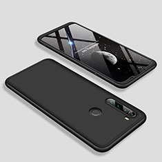 Funda Dura Plastico Rigida Carcasa Mate Frontal y Trasera 360 Grados M01 para Xiaomi Redmi Note 8 Negro