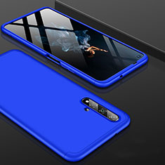Funda Dura Plastico Rigida Carcasa Mate Frontal y Trasera 360 Grados P01 para Huawei Honor 20S Azul