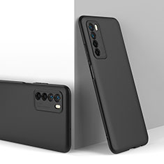 Funda Dura Plastico Rigida Carcasa Mate Frontal y Trasera 360 Grados P01 para Huawei Honor Play4 5G Negro