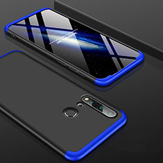 Funda Dura Plastico Rigida Carcasa Mate Frontal y Trasera 360 Grados P01 para Huawei P20 Lite (2019) Azul y Negro