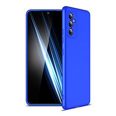 Funda Dura Plastico Rigida Carcasa Mate Frontal y Trasera 360 Grados P01 para Samsung Galaxy A24 4G Azul