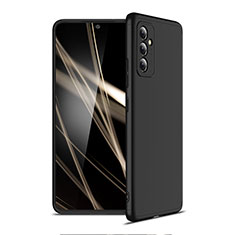 Funda Dura Plastico Rigida Carcasa Mate Frontal y Trasera 360 Grados P01 para Samsung Galaxy A24 4G Negro