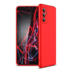 Funda Dura Plastico Rigida Carcasa Mate Frontal y Trasera 360 Grados P01 para Samsung Galaxy A24 4G Rojo