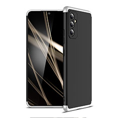 Funda Dura Plastico Rigida Carcasa Mate Frontal y Trasera 360 Grados P01 para Samsung Galaxy A34 5G Plata