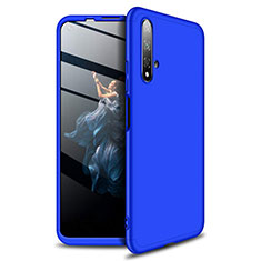 Funda Dura Plastico Rigida Carcasa Mate Frontal y Trasera 360 Grados P02 para Huawei Honor 20S Azul