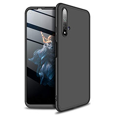 Funda Dura Plastico Rigida Carcasa Mate Frontal y Trasera 360 Grados P02 para Huawei Honor 20S Negro