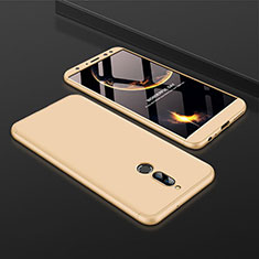 Funda Dura Plastico Rigida Carcasa Mate Frontal y Trasera 360 Grados para Huawei G10 Oro