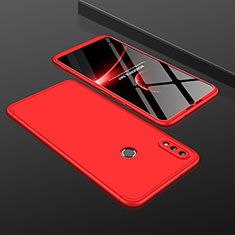 Funda Dura Plastico Rigida Carcasa Mate Frontal y Trasera 360 Grados para Huawei Honor V10 Lite Rojo