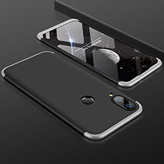 Funda Dura Plastico Rigida Carcasa Mate Frontal y Trasera 360 Grados para Huawei Nova 3i Plata