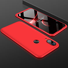 Funda Dura Plastico Rigida Carcasa Mate Frontal y Trasera 360 Grados para Huawei Nova 3i Rojo