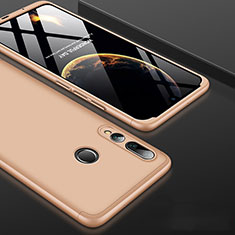 Funda Dura Plastico Rigida Carcasa Mate Frontal y Trasera 360 Grados para Huawei P Smart+ Plus (2019) Oro