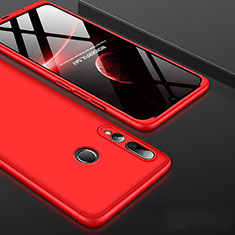 Funda Dura Plastico Rigida Carcasa Mate Frontal y Trasera 360 Grados para Huawei P Smart+ Plus (2019) Rojo