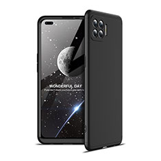 Funda Dura Plastico Rigida Carcasa Mate Frontal y Trasera 360 Grados para Oppo A93 Negro