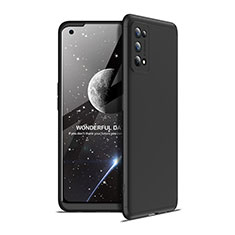 Funda Dura Plastico Rigida Carcasa Mate Frontal y Trasera 360 Grados para Realme 7 Pro Negro