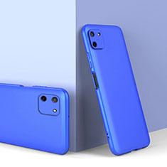 Funda Dura Plastico Rigida Carcasa Mate Frontal y Trasera 360 Grados para Realme C11 Azul