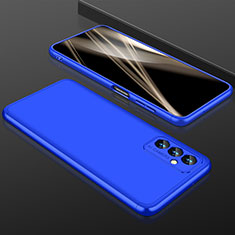 Funda Dura Plastico Rigida Carcasa Mate Frontal y Trasera 360 Grados para Samsung Galaxy A34 5G Azul