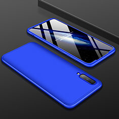 Funda Dura Plastico Rigida Carcasa Mate Frontal y Trasera 360 Grados para Samsung Galaxy A70S Azul