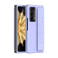 Funda Dura Plastico Rigida Carcasa Mate Frontal y Trasera 360 Grados SD1 para Huawei Honor Magic V2 Ultimate 5G Morado