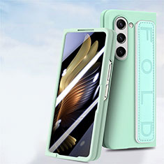 Funda Dura Plastico Rigida Carcasa Mate Frontal y Trasera 360 Grados SD3 para Samsung Galaxy Z Fold5 5G Menta Verde