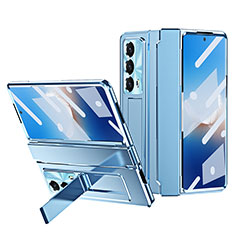 Funda Dura Plastico Rigida Carcasa Mate Frontal y Trasera 360 Grados ZL1 para Huawei Honor Magic Vs2 5G Azul