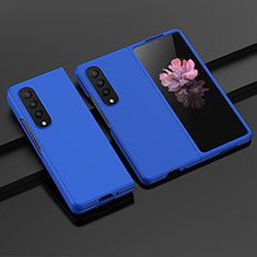 Funda Dura Plastico Rigida Carcasa Mate H04 para Samsung Galaxy Z Fold4 5G Azul