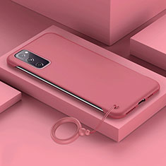 Funda Dura Plastico Rigida Carcasa Mate JS1 para Samsung Galaxy S20 FE 4G Rojo