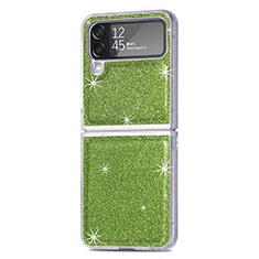 Funda Dura Plastico Rigida Carcasa Mate L02 para Samsung Galaxy Z Flip4 5G Verde